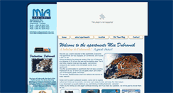 Desktop Screenshot of dubrovnikapartments-mia.com