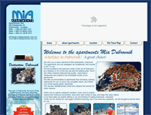 Tablet Screenshot of dubrovnikapartments-mia.com